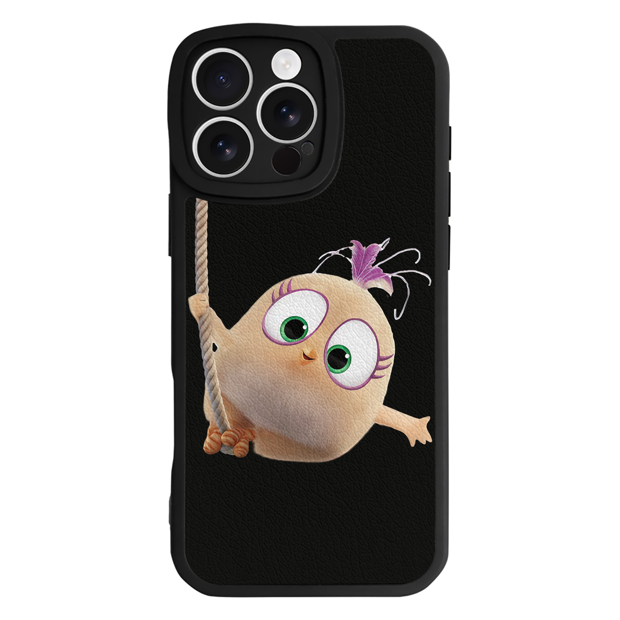 （画像用） Angry Birds アングリーバード 【iPhone 16シリーズ対応】シリコンスマホケース（レザー調） 材質：シリコン
